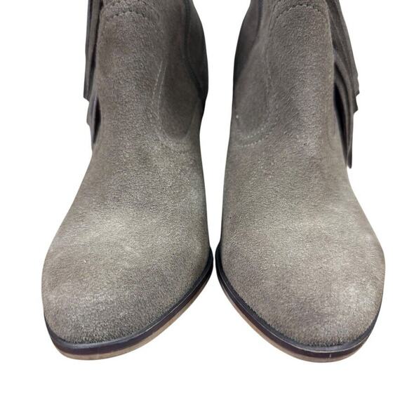 Steve Madden Cian Womens Western Fringe Ankle Boots Booties Brown Shoes sz 7.5 - Picture 7 of 16